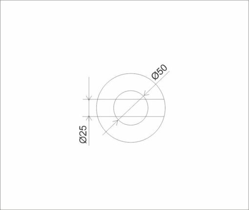 Hylsor Flänsfäste runda 50, 60 & 70mm