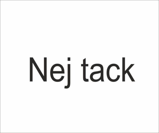 Nej tack
