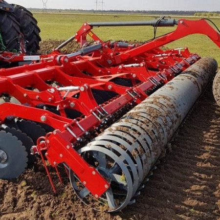 UNIA ARES XL H 6 m – tallriksredskap med rörvält, sladdplanka och dubbel U-vält