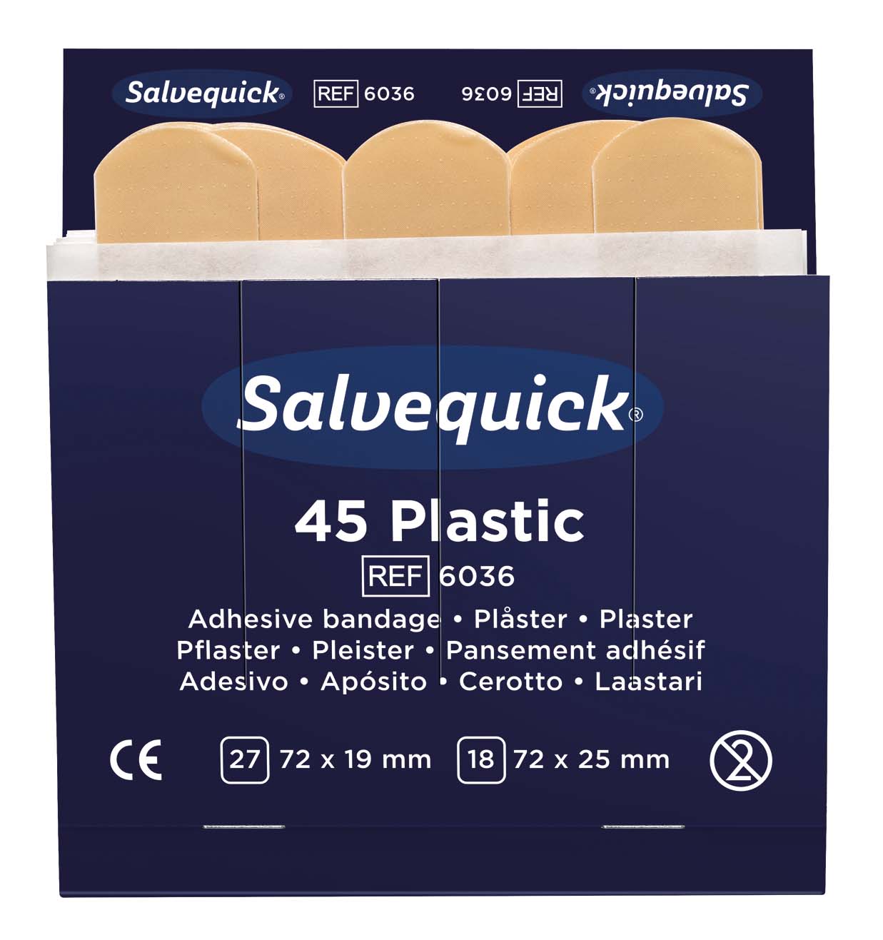 PLÅSTER PLAST 6X45 6036 AUTOMAT