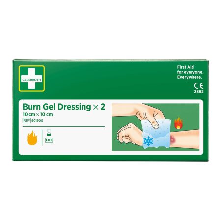 BURN GEL DRESSING 10X10 CM 2-PACK